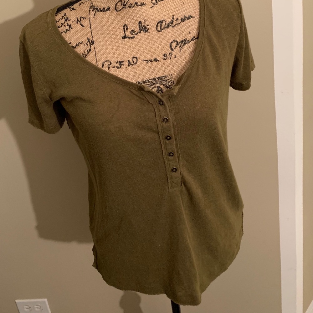 Mudd olive green top Sz Small